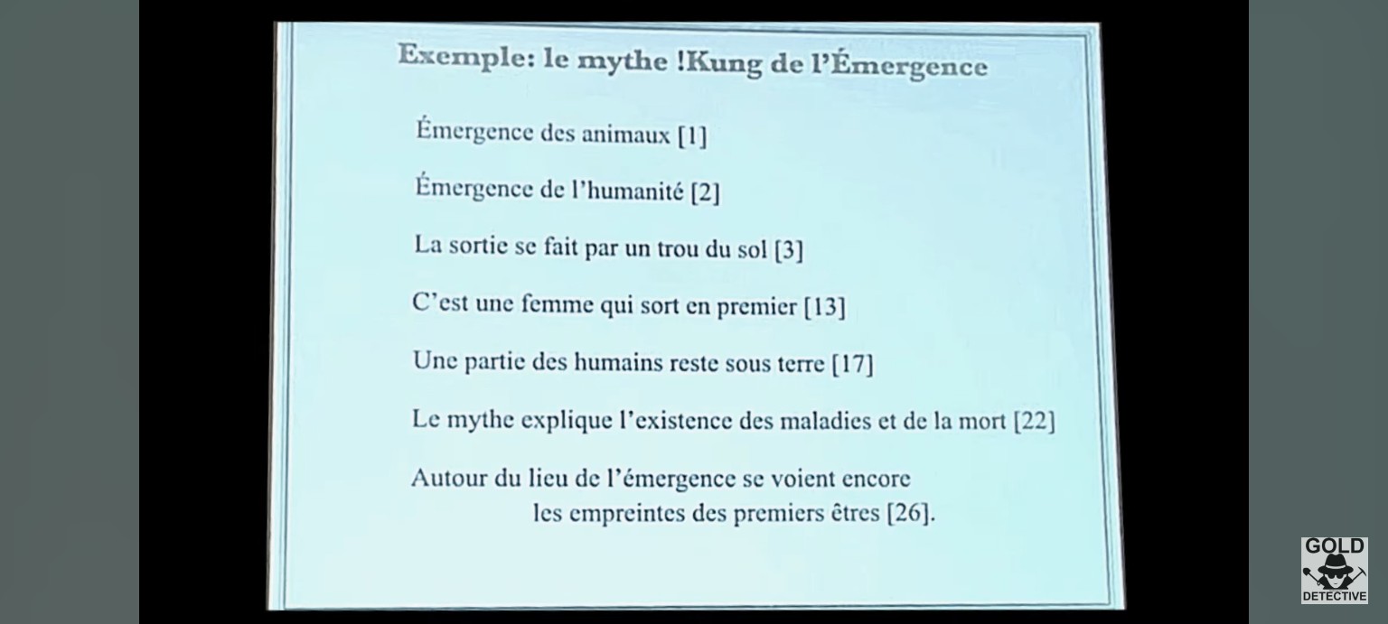 Codage du récit !Kung en mythèmes.