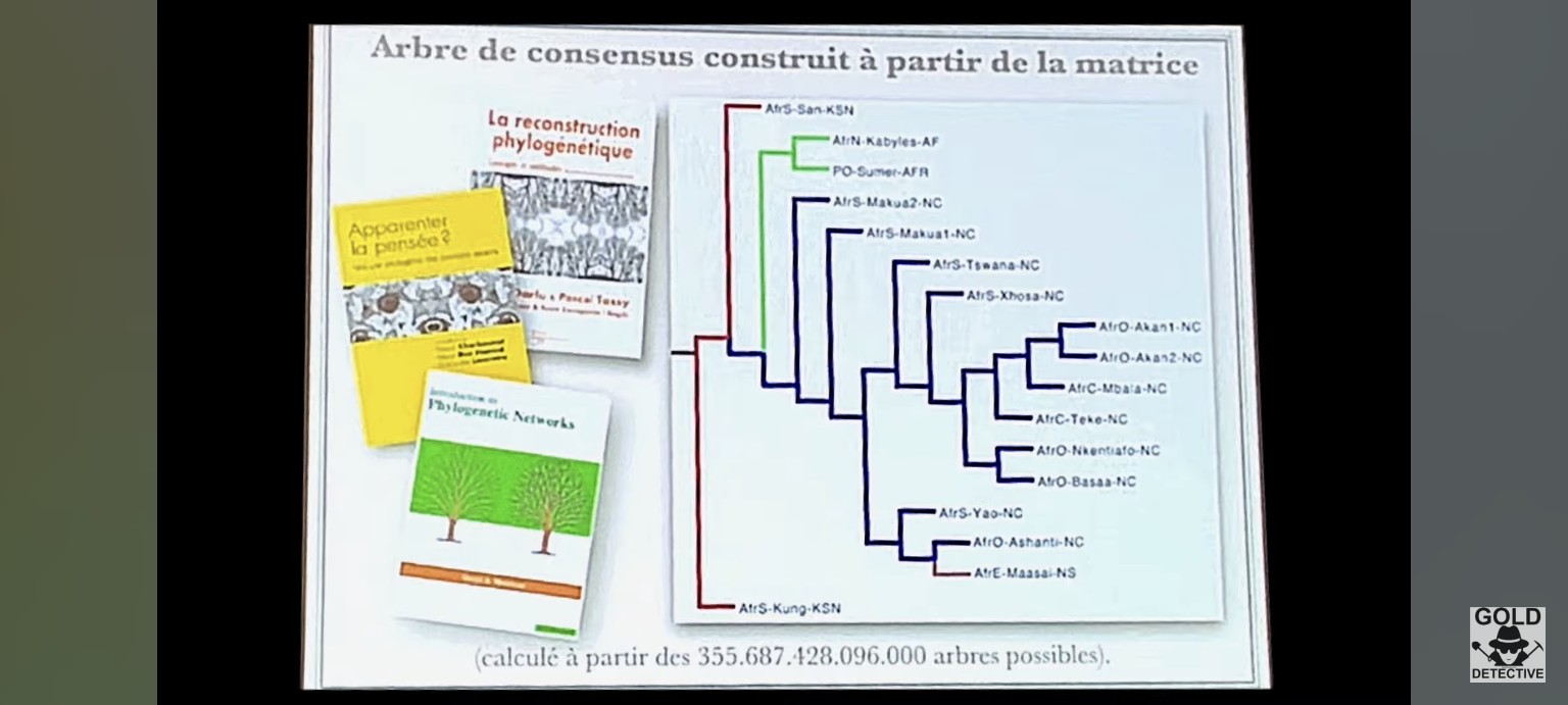 Arbre de consensus construit à partir de la matrice.