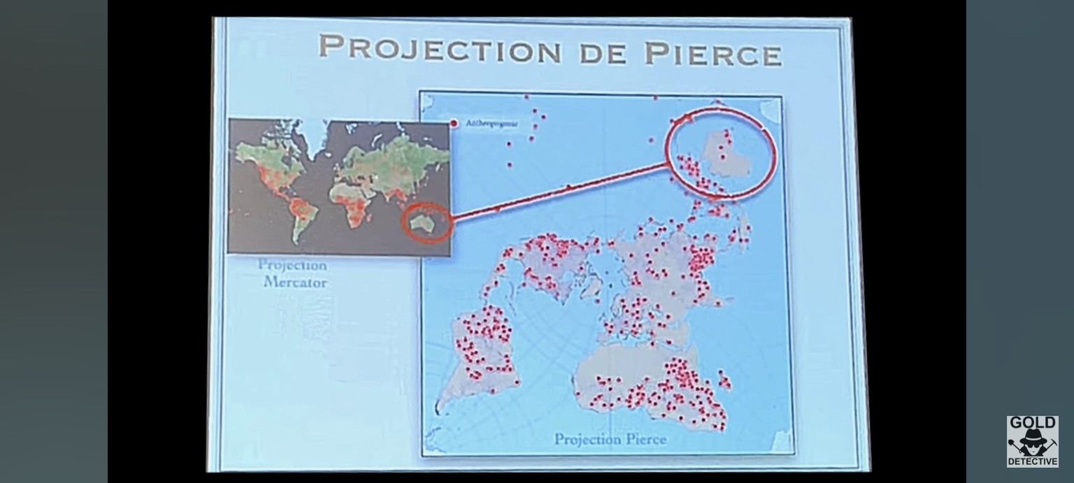 Australie/Océanie mise en évidence.