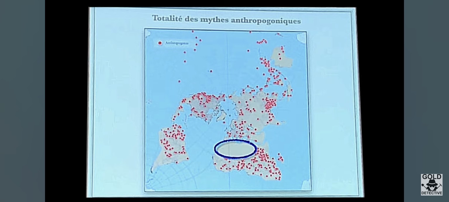 Zone peu dense entourée en bleu.