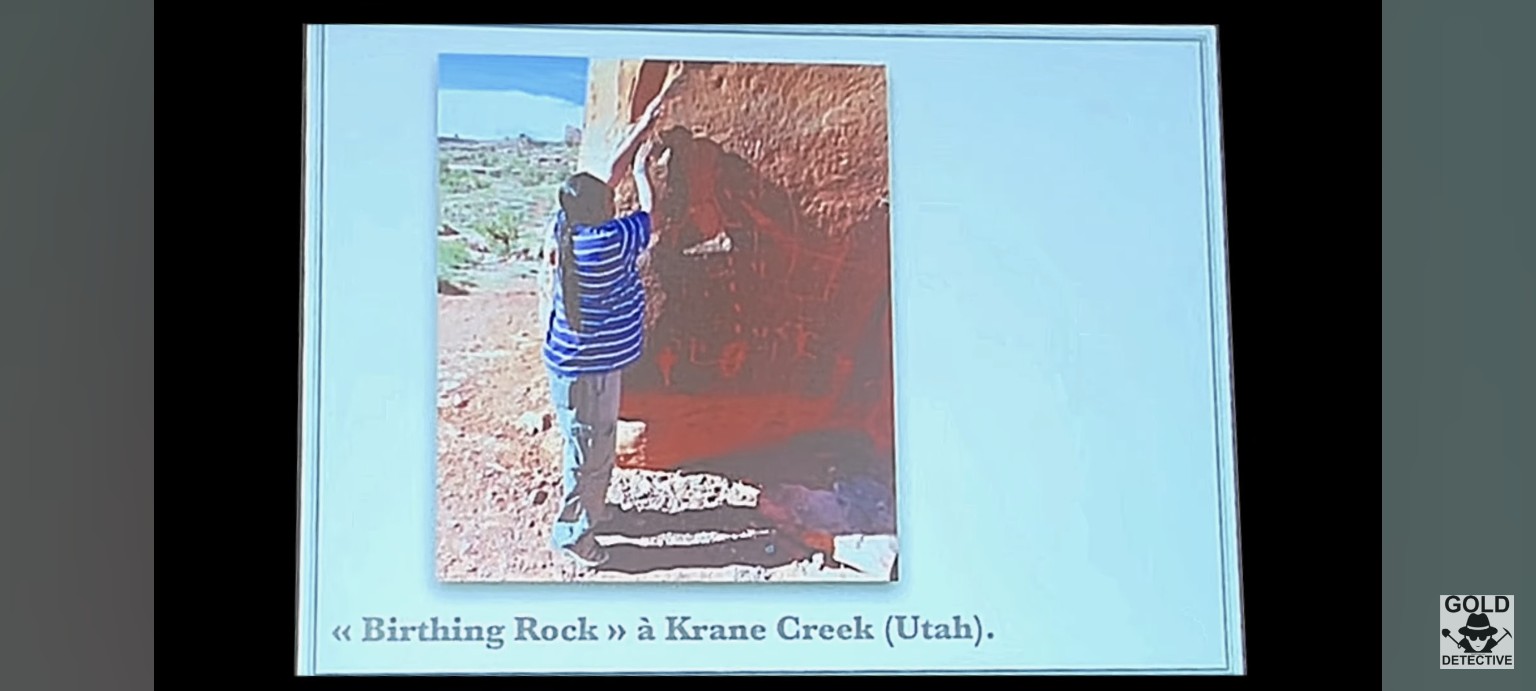 “Birthing Rock” à Crane Creek, Utah.