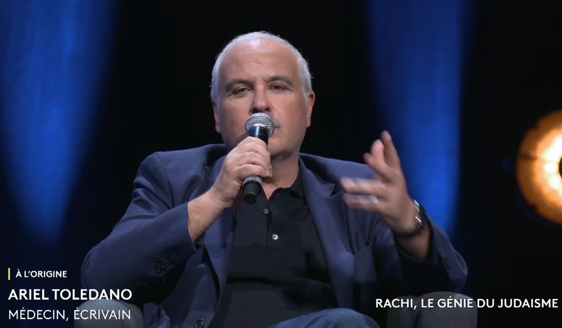 Ariel Toledano — image issue de la vidéo Rachi, le génie du judaïsme