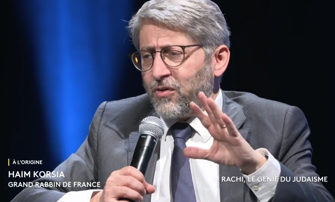 Haïm Korsia — image issue de la vidéo Rachi, le génie du judaïsme