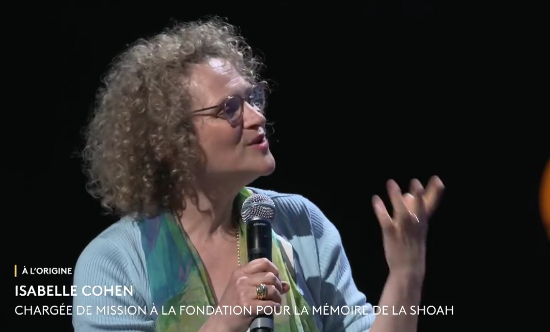 Isabelle Cohen — image issue de la vidéo Rachi, le génie du judaïsme