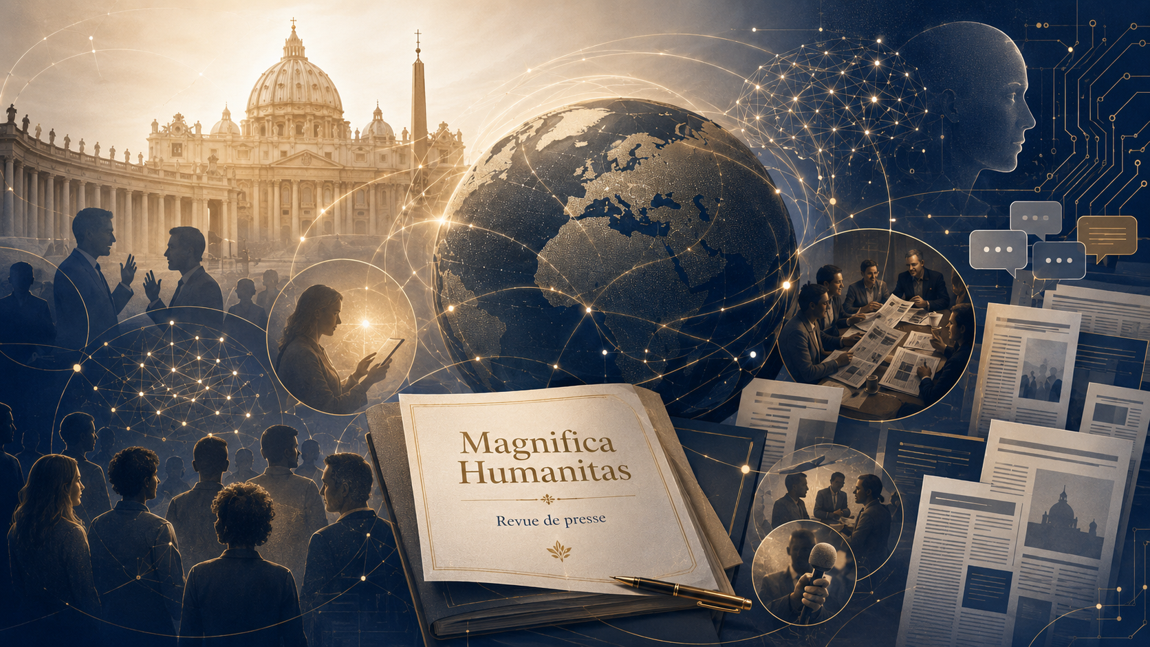 Revue de presse internationale autour de Magnifica Humanitas : Vatican, IA, médias et réception publique